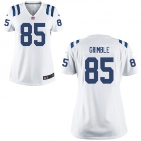 Women's Indianapolis Colts Nike White Game Jersey- GRIMBLE#85