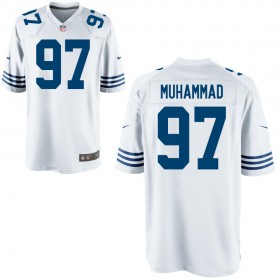 Youth Indianapolis Colts Nike White Alternate Game Jersey MUHAMMAD#97