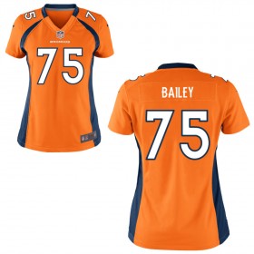 Women's Denver Broncos Nike Orange Game Jersey BAILEY#75