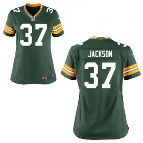 Women's Green Bay Packers Nike Green Game Jersey JACKSON#37