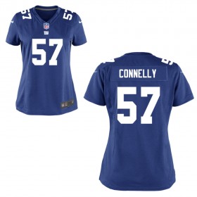 Women's New York Giants Nike Royal Blue Game Jersey CONNELLY#57