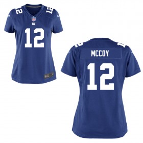 Women's New York Giants Nike Royal Blue Game Jersey MCCOY#12