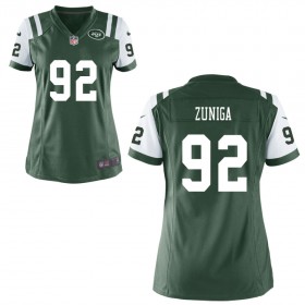 Women's New York Jets Nike Green Game Jersey ZUNIGA#92