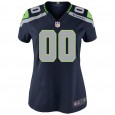 Women's Seattle Seahawks Nike College Navy Customized Game Jersey
