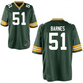 Youth Green Bay Packers Nike Green Game Jersey BARNES#51