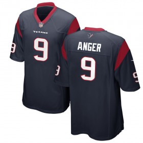 Youth Houston Texans Nike Navy Game Jersey ANGER#9