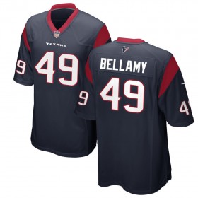 Youth Houston Texans Nike Navy Game Jersey BELLAMY#49