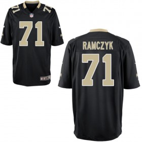 Youth New Orleans Saints Nike Black Game Jersey RAMCZYK#71