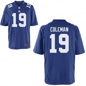 Youth New York Giants Nike Royal Game Jersey COLEMAN#19