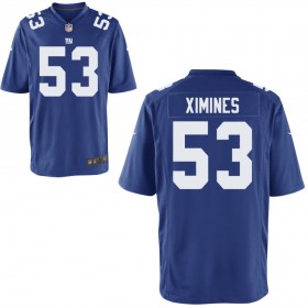 Youth New York Giants Nike Royal Game Jersey XIMINES#53
