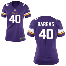 Women's Minnesota Vikings Nike Purple Game Jersey BARGAS#40