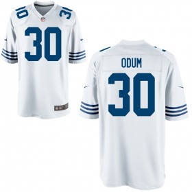 Men's Indianapolis Colts Nike Royal Throwback Game Jersey ODUM#30
