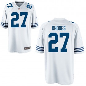 Men's Indianapolis Colts Nike Royal Throwback Game Jersey RHODES#27