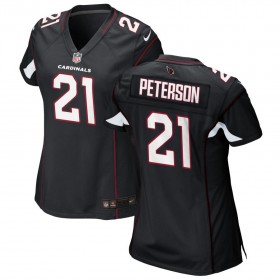 Women's Arizona Cardinals Nike Black Game Jersey PETERSON#21