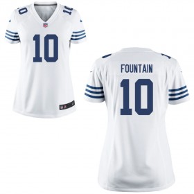 Women's Indianapolis Colts Nike White Game Jersey FOUNTAIN#10