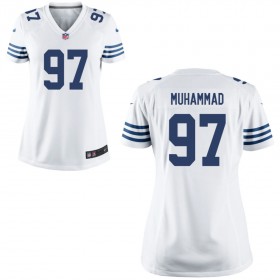 Women's Indianapolis Colts Nike White Game Jersey MUHAMMAD#97