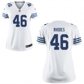 Women's Indianapolis Colts Nike White Game Jersey RHODES#46