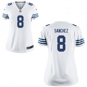 Women's Indianapolis Colts Nike White Game Jersey SANCHEZ#8
