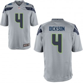Seattle Seahawks Nike Alternate Game Jersey - Gray DICKSON#4