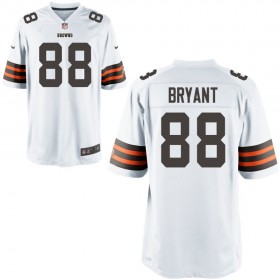 Nike Men's Cleveland Browns Game White Jersey BRYANT#88