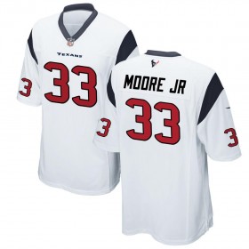 Nike Men's Houston Texans Game White Jersey MOORE JR#33