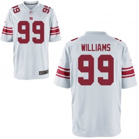 Nike Men's New York Giants Game White Jersey WILLIAMS#99