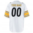 Nike Men's Pittsburgh Steelers Customized Game White Jersey
