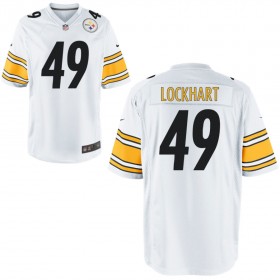 Nike Men's Pittsburgh Steelers Game White Jersey LOCKHART#49