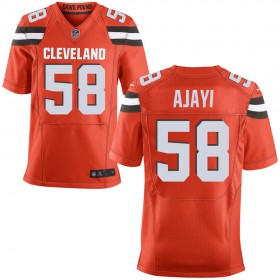 Men's Cleveland Browns Nike Orange Alternate Elite Jersey AJAYI#58