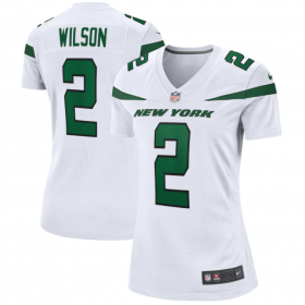Women's New York Jets Nike White Game Jersey Zach Wilson#2